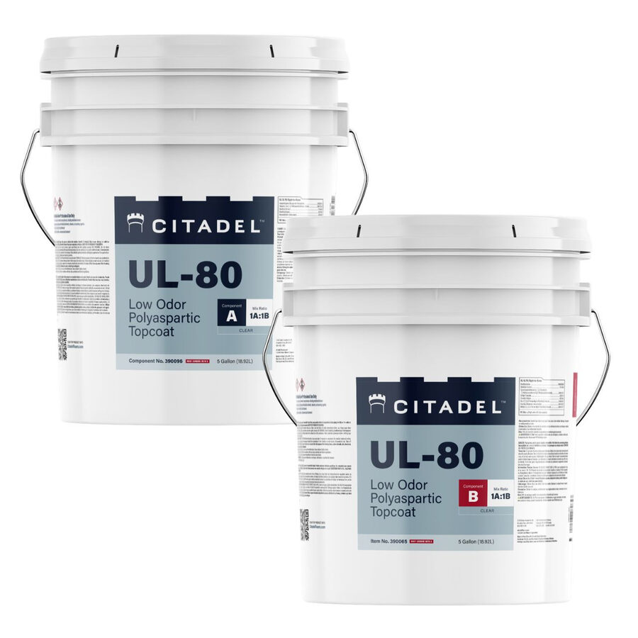 Citadel UL-80 low odor polyaspartic topcoat kit