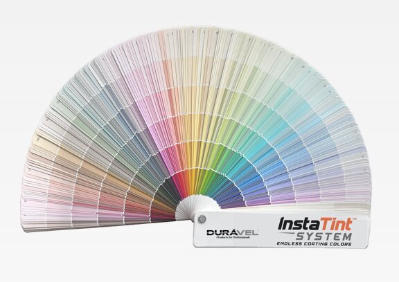 Durável InstaTint System color fan deck
